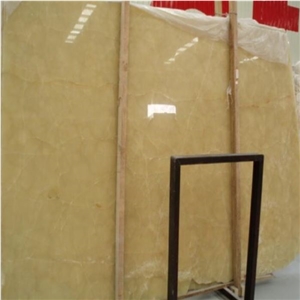Golden Onyx Yellow Onyx Slabs for Walling Flooring