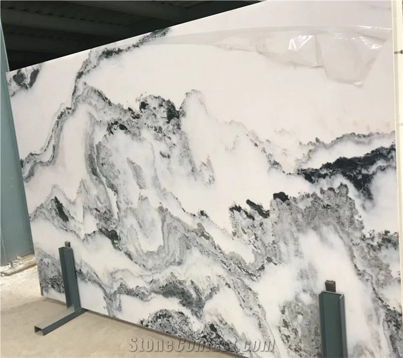 Marble Looking 3d Artificial Stone Calacatta Slabs