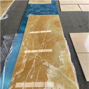 Orange Onyx Slabs Tiles for Walling Flooring