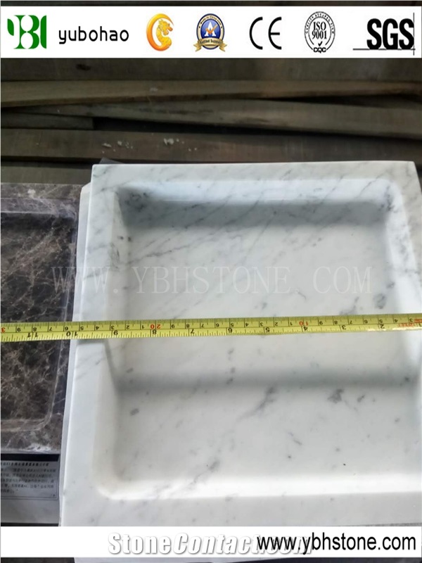 Carrara White/Honed Marble Dining Dished