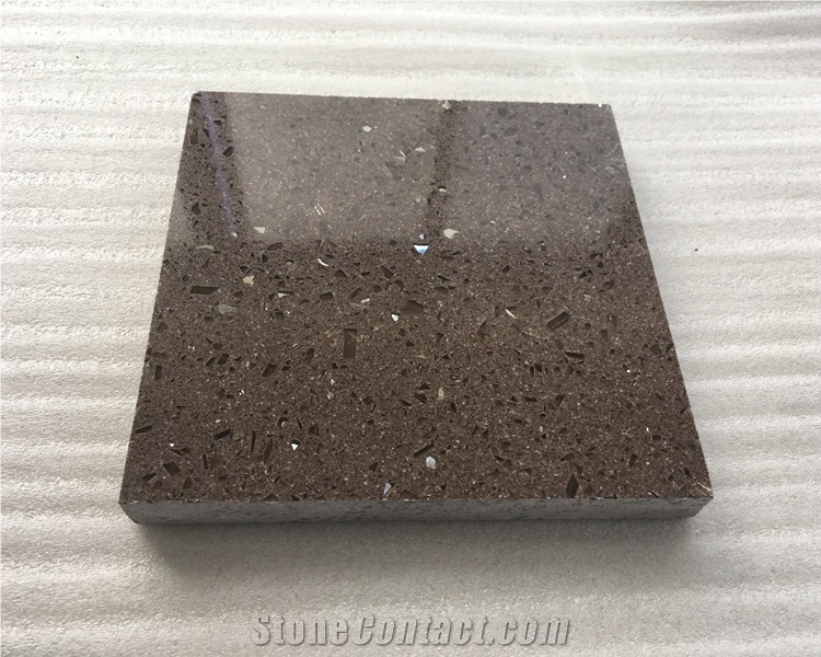 Brown Crystal Quartz Stone