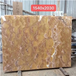 China Dragon Yellow Onyx Size for Wall and Floor