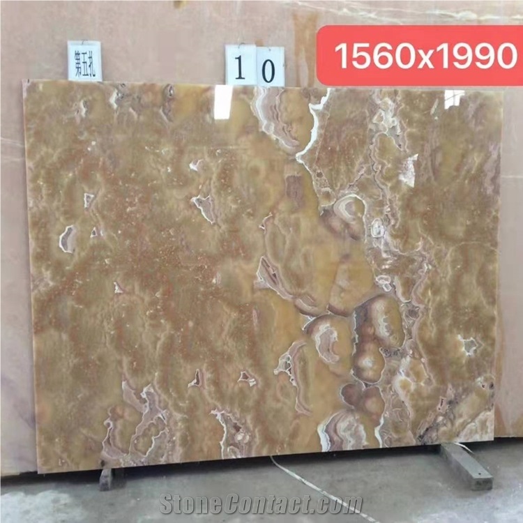 China Dragon Yellow Onyx Size for Wall and Floor
