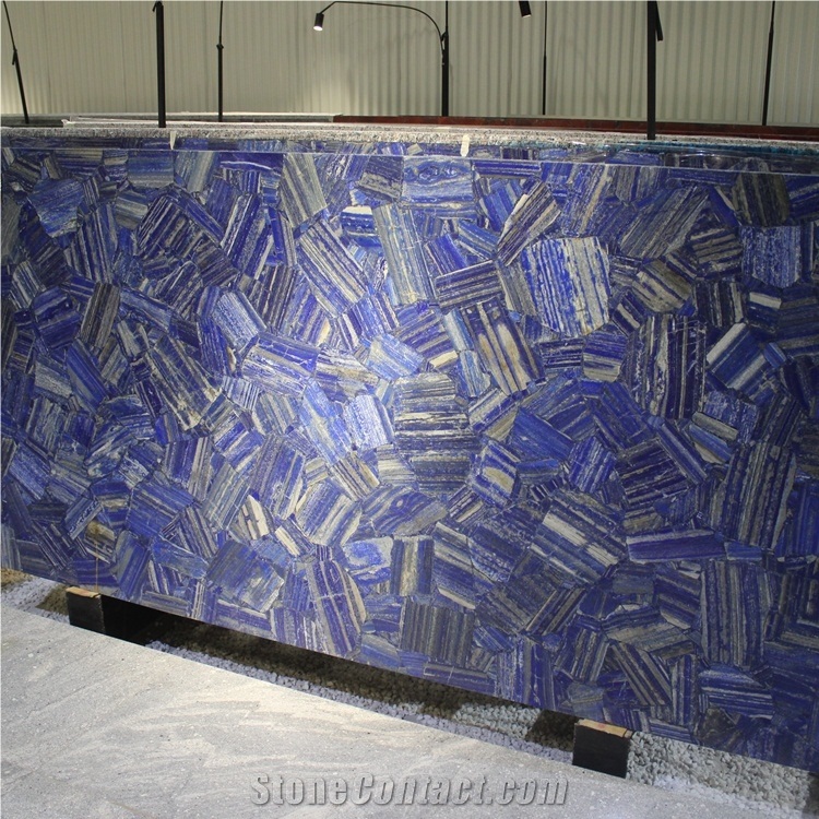 Lapis Lazuli Agate Semiprecious Stone Slabs