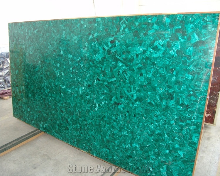 Malachite Green Semiprecious Stone