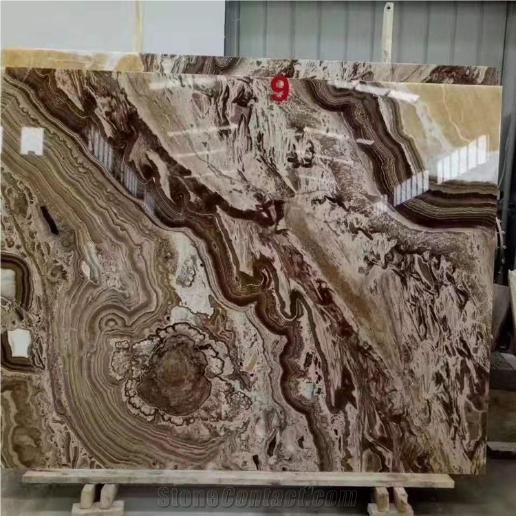 Polished Golden Marble Classico Yellow Onyx