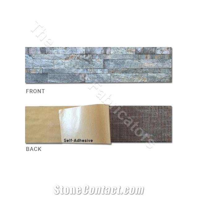 Burning Forest Peel and Stick Stone Veneer - Slate Peel and Stick Stone Veneer Wall Panel