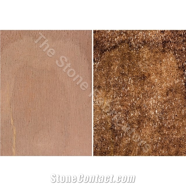 Copper Translucent Light Pass Stone Veneer Sheet