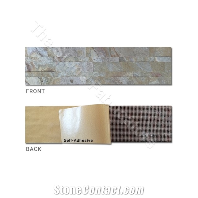 Indian Autumn Peel & Stick Veneer Stone Wall Panel