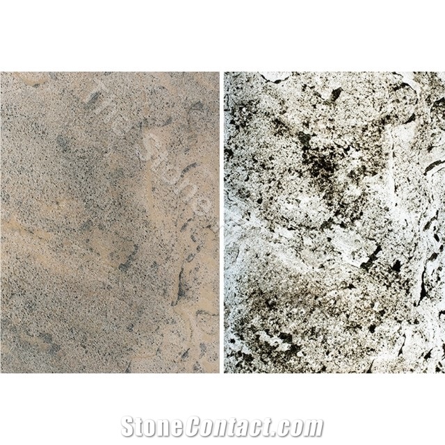 Silver Grey Translucent Stone Veneer Sheet
