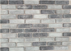 Mixed Color Artificial Brick White and Black Stone