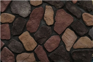 Mixed Color Faux Wall Stone Exposed Stone