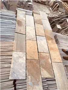 Multicolor Slate Slab Paving Stone Flooring Stone