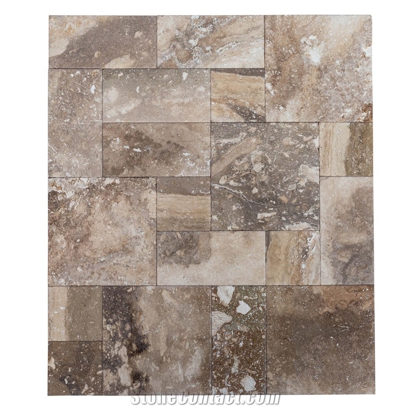Conglomerate Antique Pattern Travertine Tile