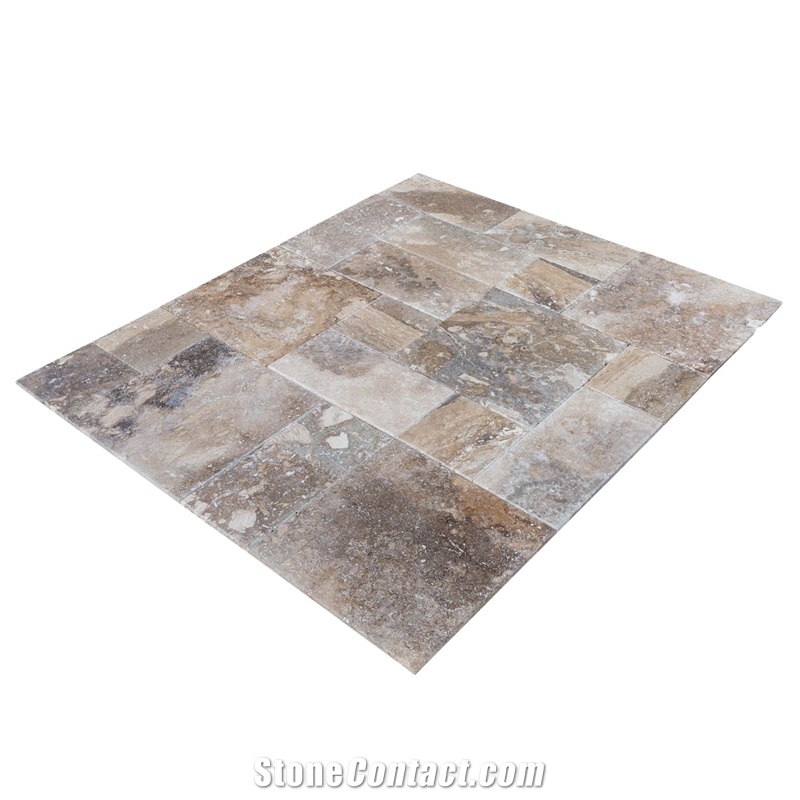 Conglomerate Antique Pattern Travertine Tile