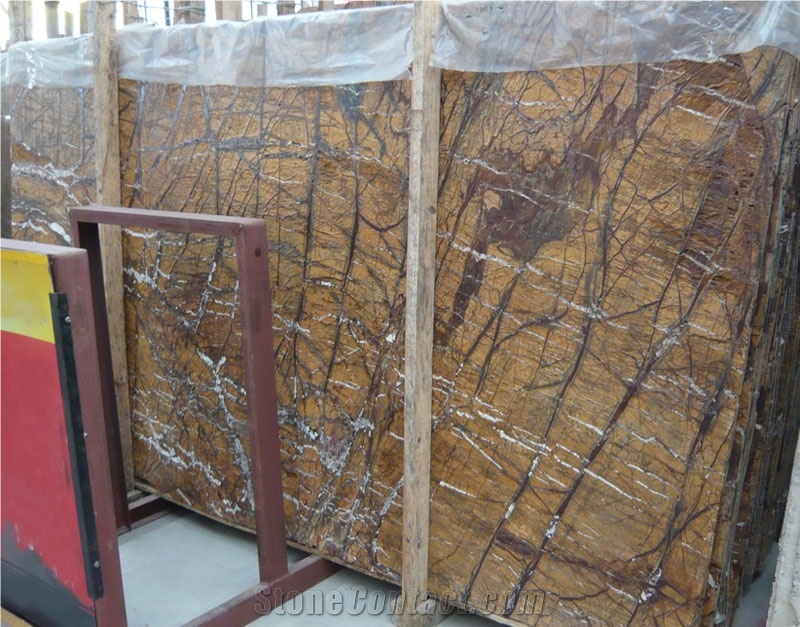 Bidasar Brown Marble,Rainforest Marble Floor Slabs