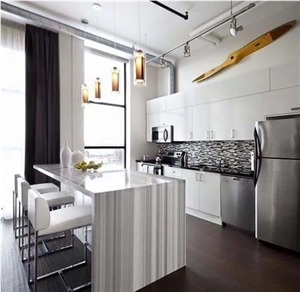 Marmara Straight Vein White Slabs&Tiles