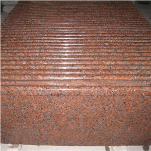 Red Maple Granite Staircase