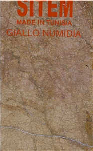 Giallo Numidia Marble Slabs, Tiles