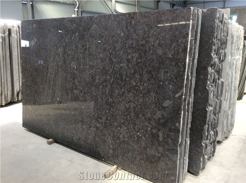 Angola Brown Granite Wall Application Kitchen Slab