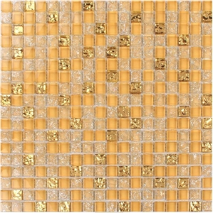 Art Pattern Design Brick Floor Glass Mosaic Tiles