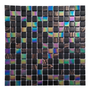 Artificial Glass Mosaic Tiles Backsplash Bathroom