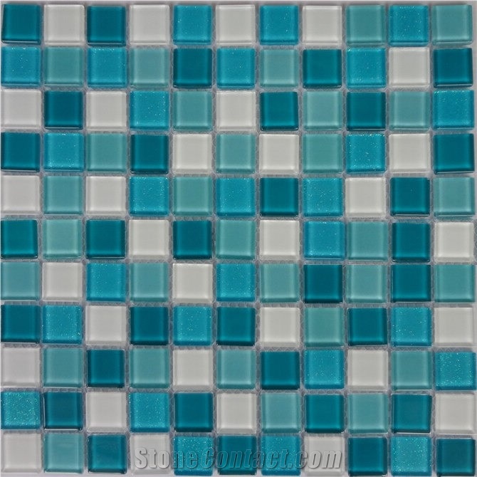 Beautiful Stones Crystal Mosaic Tiles for Bathroom