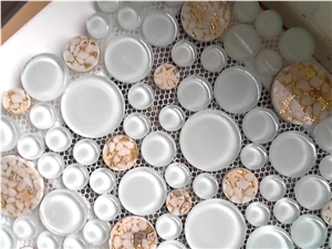 Crystal Mosaic Tiles Beautiful Stones for Bathroom