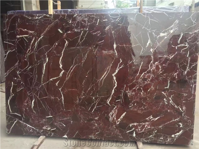 Custom Marble for Walling Rosso Levan Marble Slabs