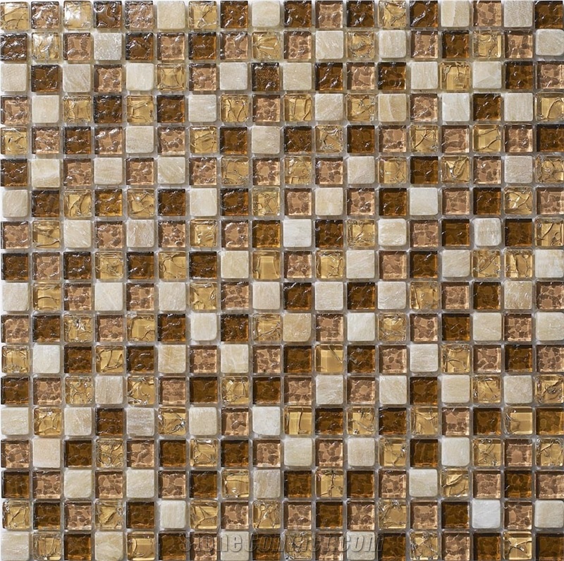 For Hotel Decoration Stone Crystal Mosaic Tiles