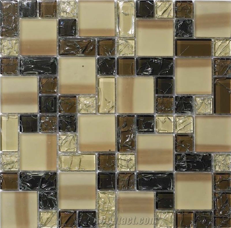 For Hotel Decoration Stonecrystal Mosaic Tiles