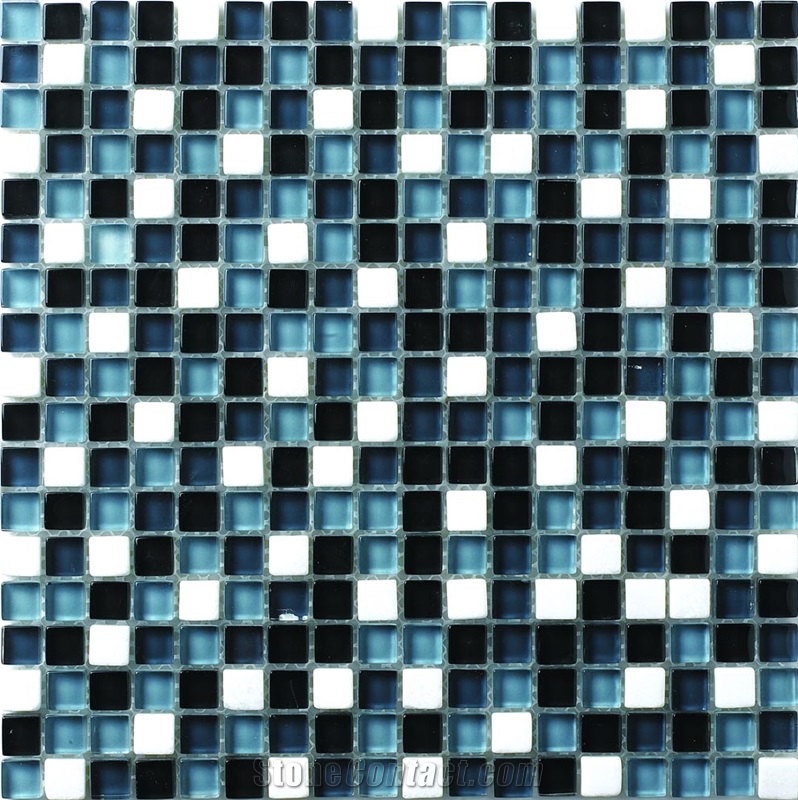 Home Hotel Decoration Stone Crystal Mosaic Tiles