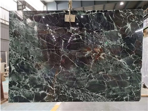 Italy Prada Green Marble Polished Walling Slabs
