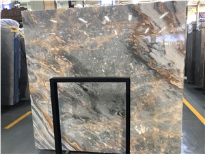Lafite Gold Marble Slabs Custom Marble for Walling