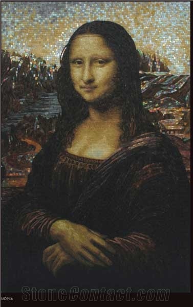Mona Lisa Mosaic Replica Art Work