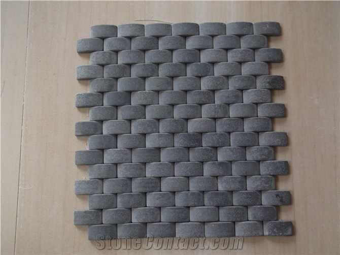 Natural Stone Honed Design Brick Wall Mosaic Tile