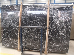 Nero Marquina Marble Floor Wall Covering Slabs