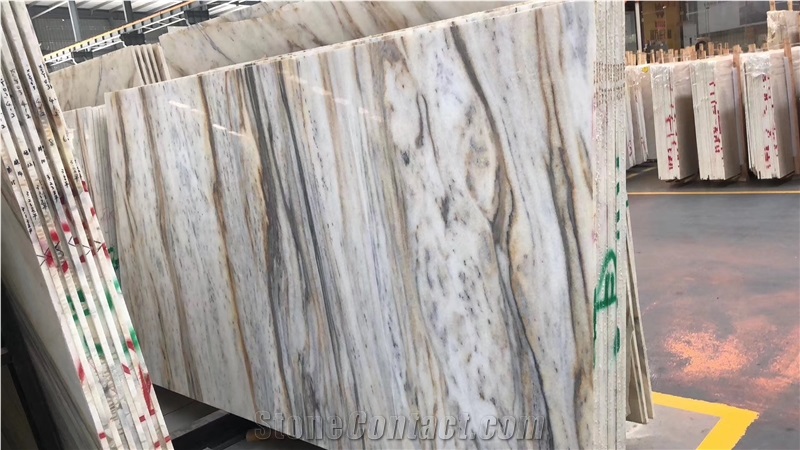 Palissandro Blue Marble Polished Walling Slabs