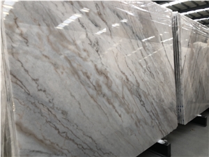 Polished Marble Walling Slabs China Guangxi White