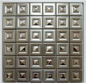 Stone Stainless Mosaic Tile for Bathroom Kitchen
