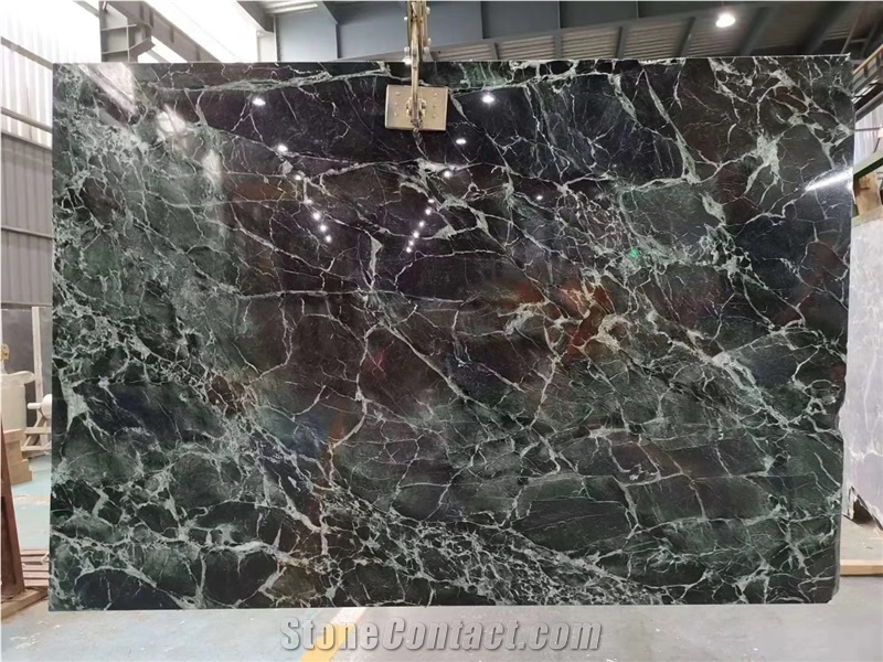 Walling and Flooring Slabs for Prada Green Marble