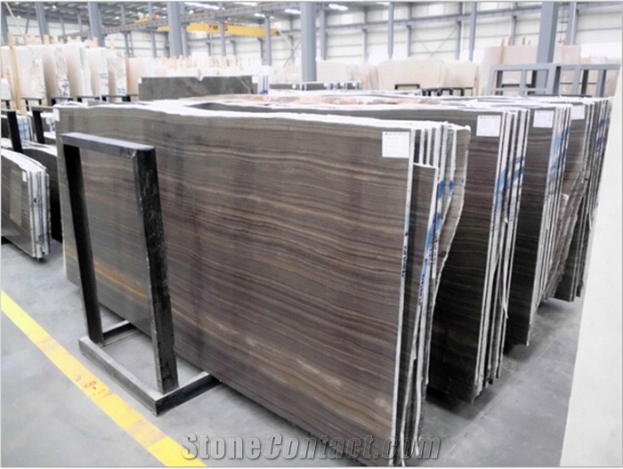 Polished Tabacco Brown Marble for Walling