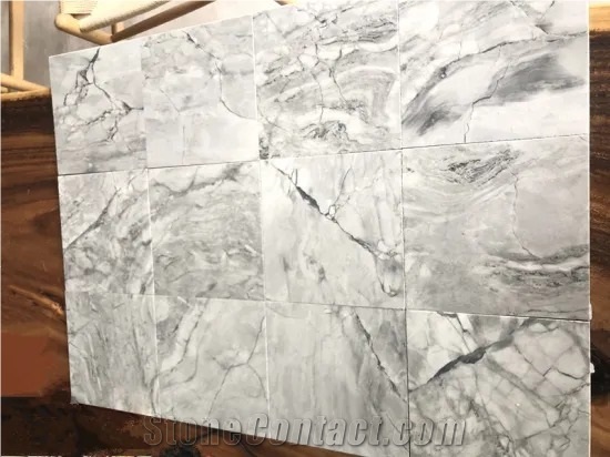 Super White Marble Slab in China Stone Market