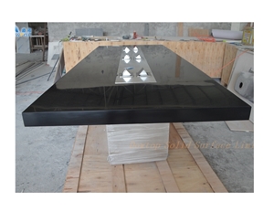 Black Office Conference Table