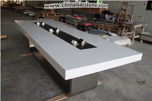 Boardroom Modern Marble Top Conference Table