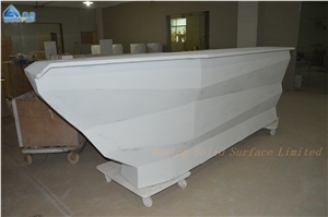 Boat Shape Solid Surface Wine Club Bar Counter