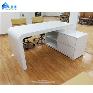 Commercial Furniture Office Desk Stone Worktop