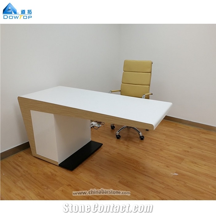 Commercial Furniture Office Desk Stone Worktop