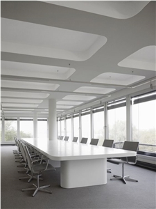 Glossy White Office Conference Room Meeting Tables