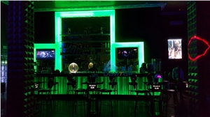 Illuminated Restaurant Club Wine Bar Countertops
